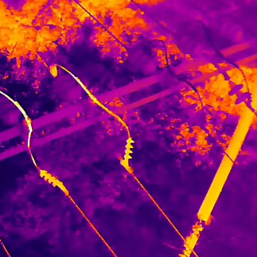 Electric Utility Drone Ops Thermal